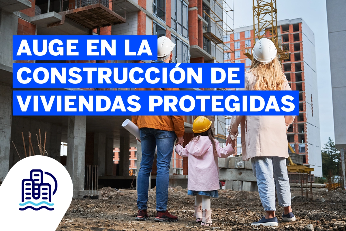 Auge en la construccion de viviendas protegidas en Espana