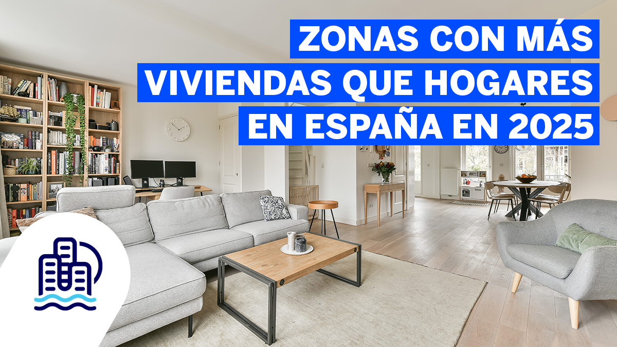 Descubre las zonas con más viviendas que hogares en España